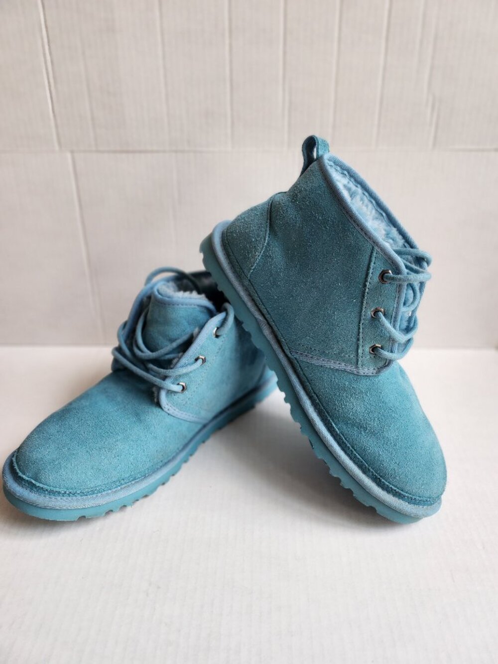 Men's‎ UGG Neumel Suede Chukka Boots - Blue - Size 9 - Wool-Lined Ankle Boots